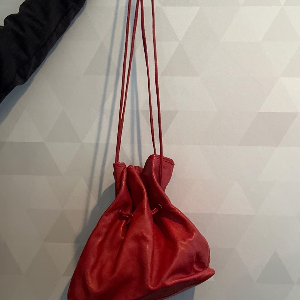 valentino handbag red leather